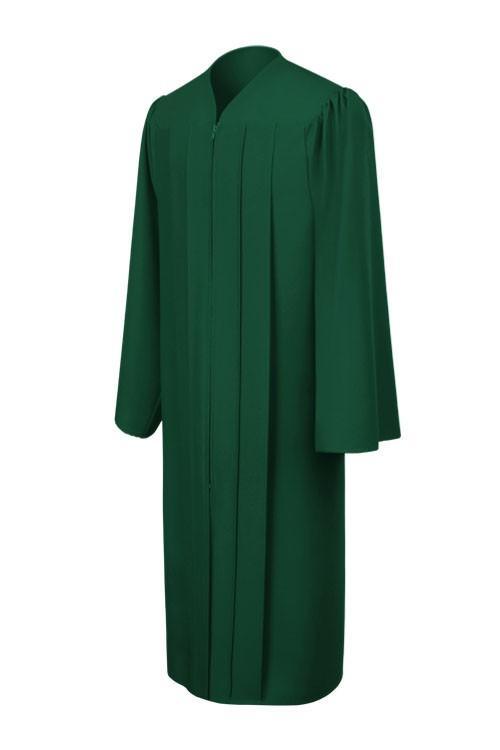 Matte Hunter High School Gown - Graduation Gown 