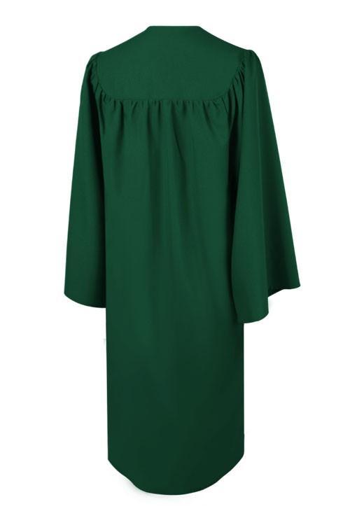 Matte Hunter Bachelors Gown - Graduation Gown 