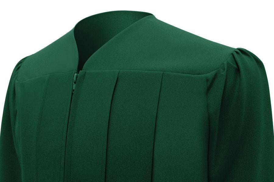 Matte Hunter Bachelors Academic Gown - Graduation Gown 