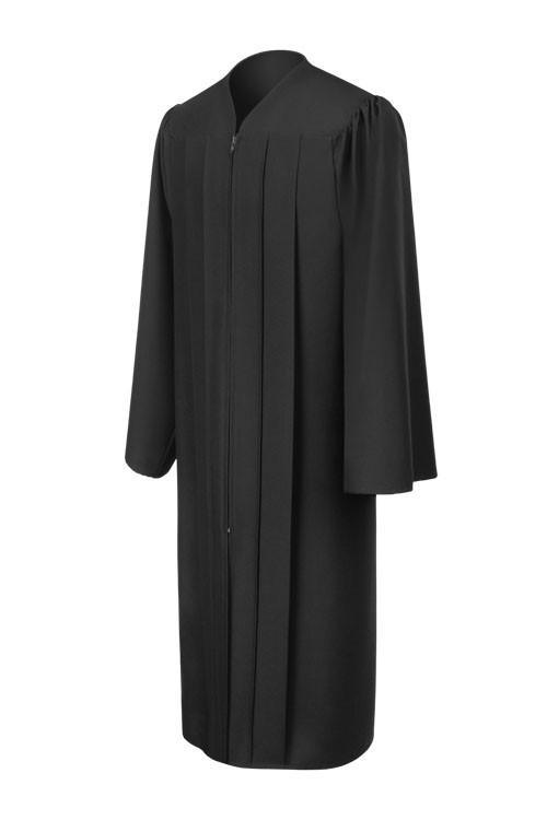 Matte Black Elementary Gown - Graduation Gown 