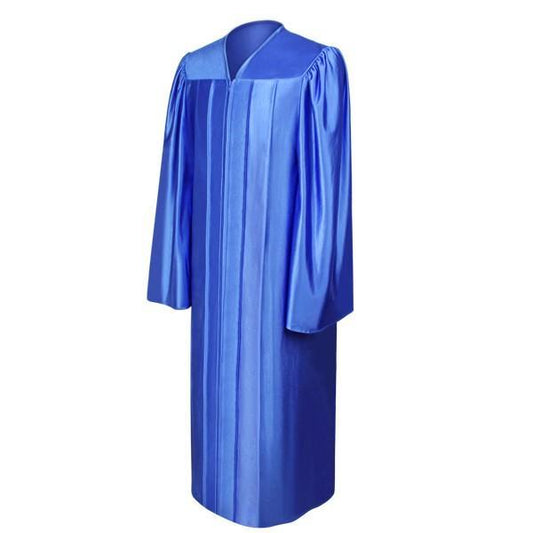 Shiny Royal Blue Elementary Gown - Graduation Gown 