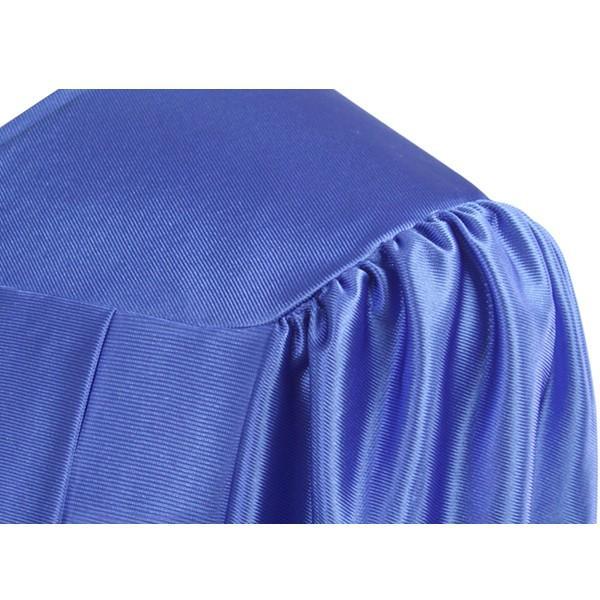 Shiny Royal Blue Junior High/Middle School Gown - Graduation Gown 