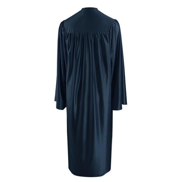 Shiny Navy Blue Elementary Gown - Graduation Gown 