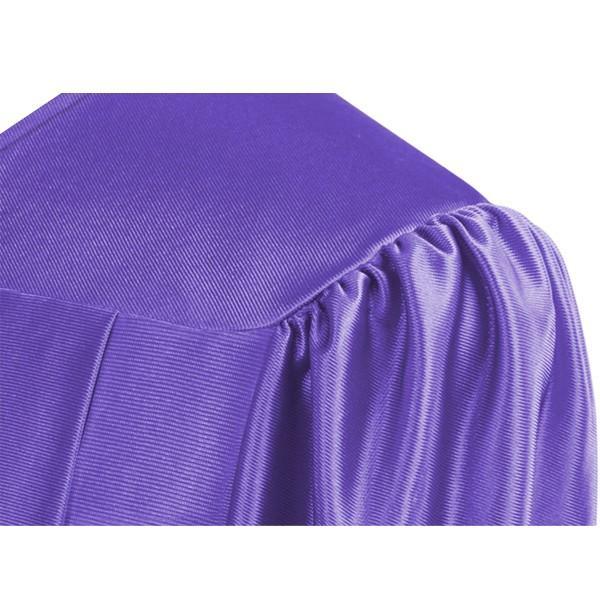 Shiny Purple Junior High/Middle School Gown - Graduation Gown 