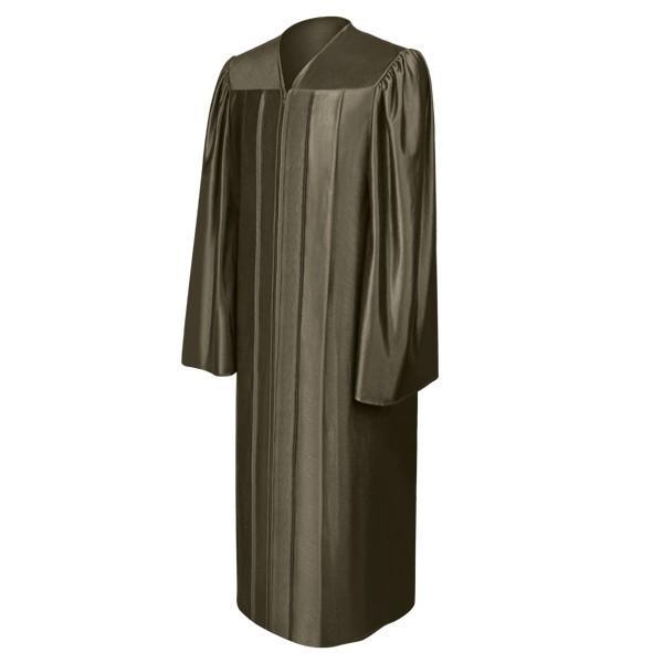 Shiny Brown Junior High/Middle School Gown - Graduation Gown 