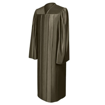 Shiny Brown Junior High/Middle School Gown - Graduation Gown 