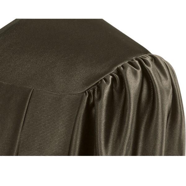 Shiny Brown High School Gown - Graduation Gown 