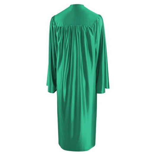 Shiny Emerald Green Bachelors Academic Gown - Graduation Gown 