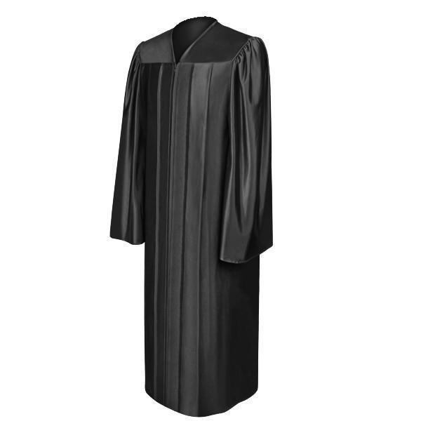 12 Colors Shiny Junior High/Middle School Graduation Gown - Graduation Gown 