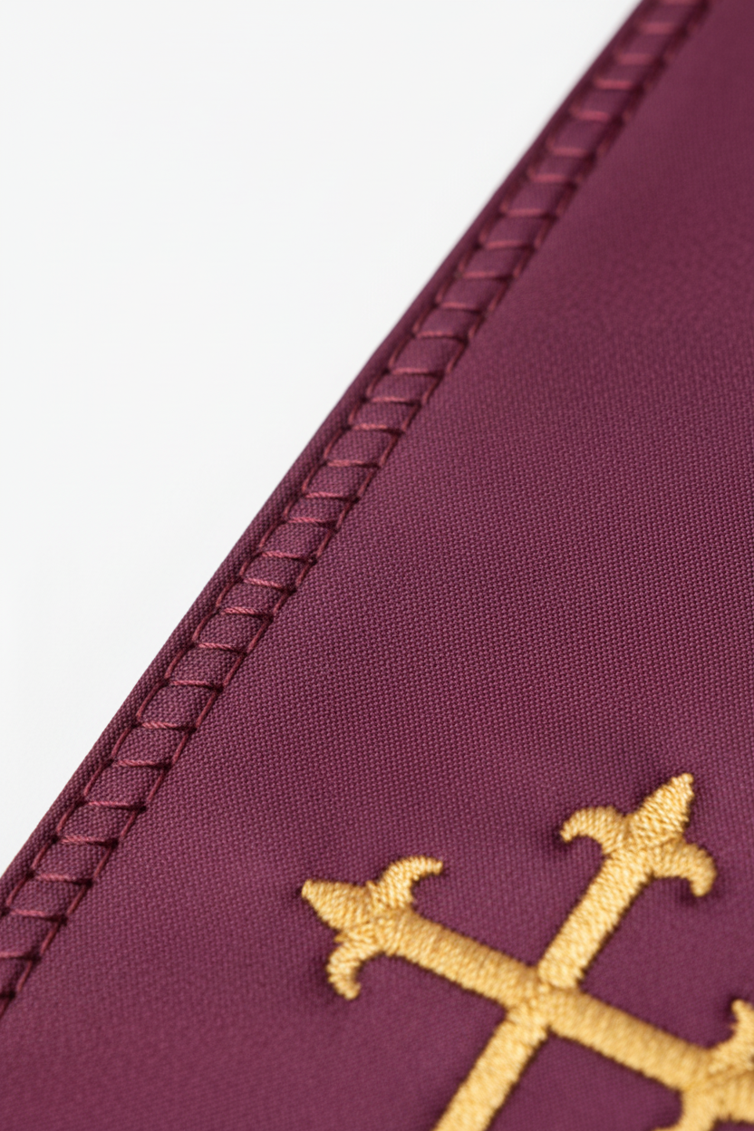 Embroidered Cross Clergy Choir Stole | Wedding & Graduation Honor Stole - Graduation Seller