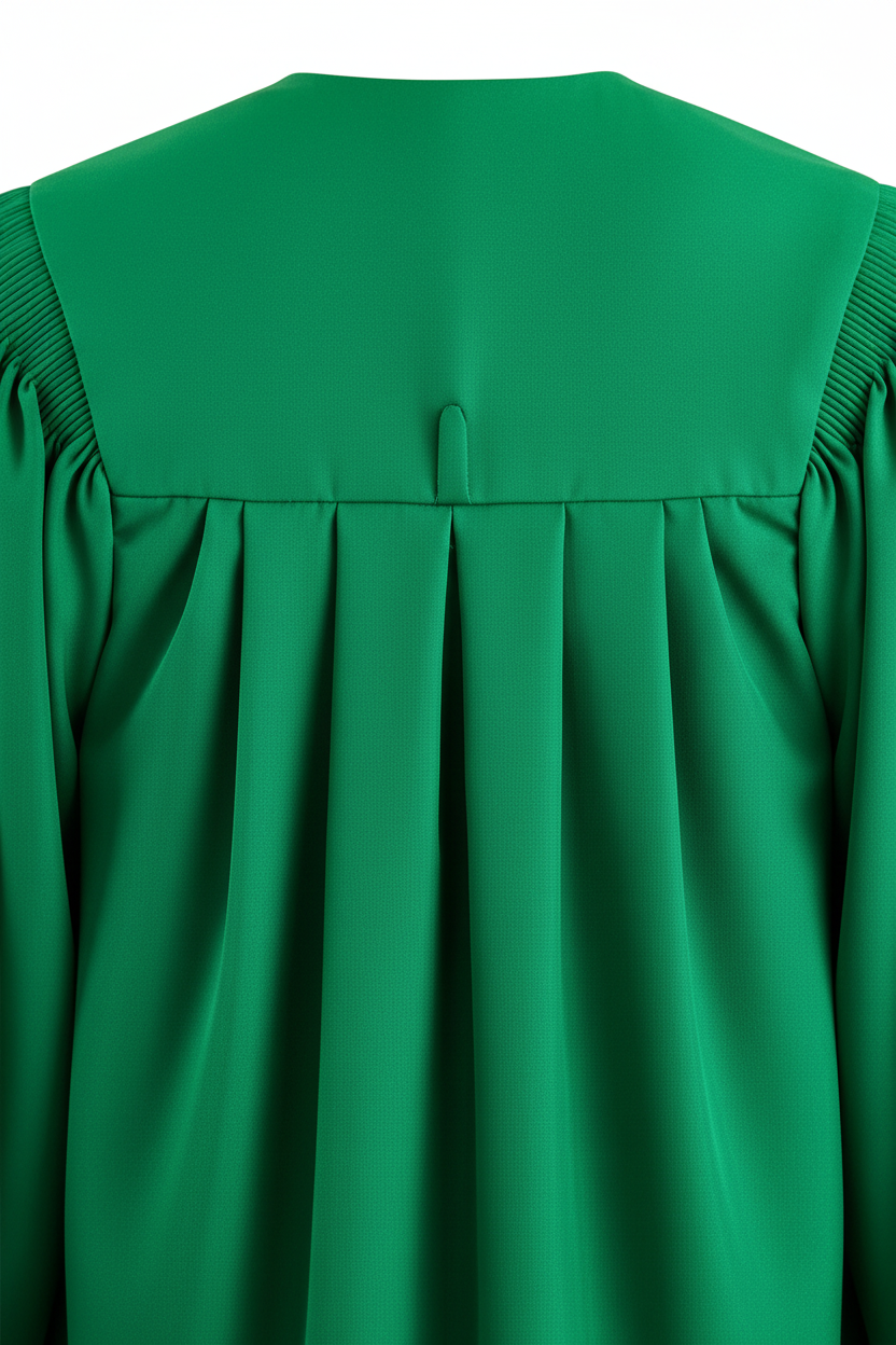 Premium Choir & Clergy Robe - Emerald Green with Embroidered Stole - Graduation Seller