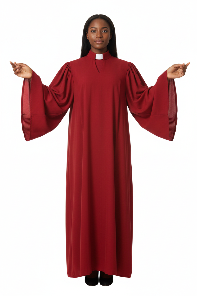 Premium Unisex Clergy & Liturgy Robe - Pulpit & Ceremony Gown - Graduation Seller