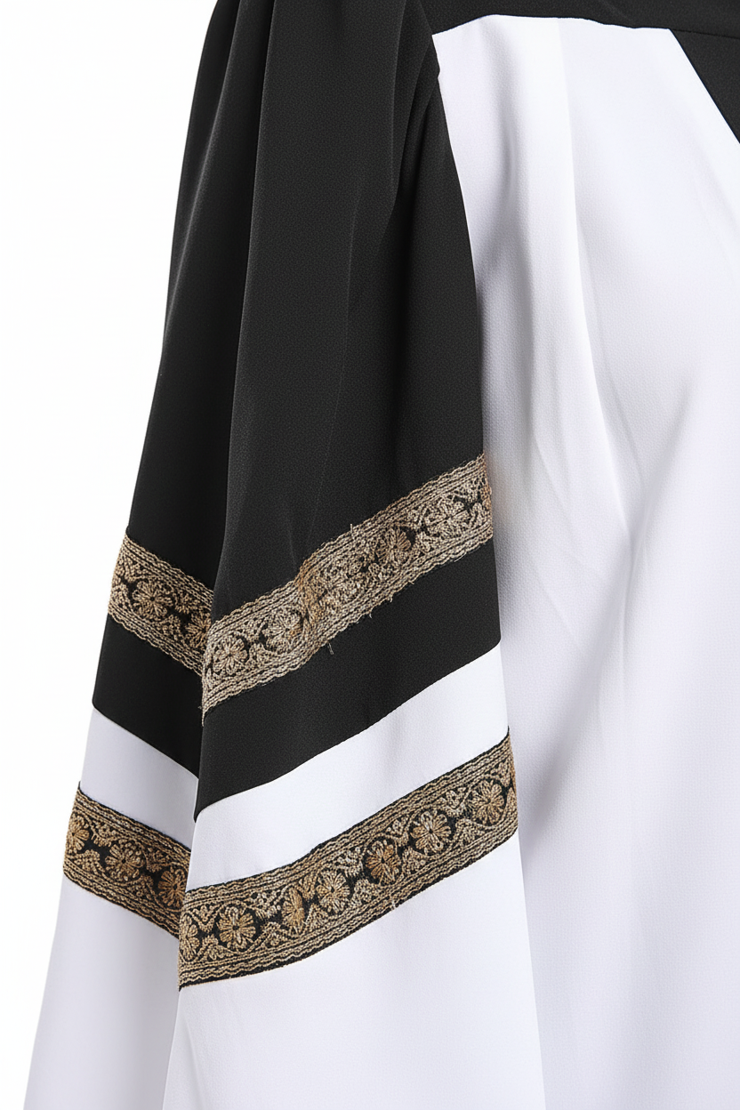 Premium Two-Tone Lantern Sleeve Choir & Clergy Robe - Stage Performance Gown - Graduation Seller