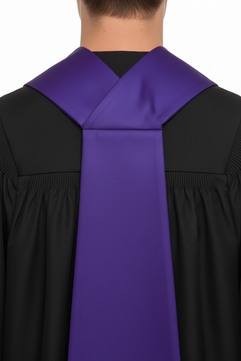 Embroidered Cross Clergy Choir Stole | Wedding & Graduation Honor Stole - Graduation Seller