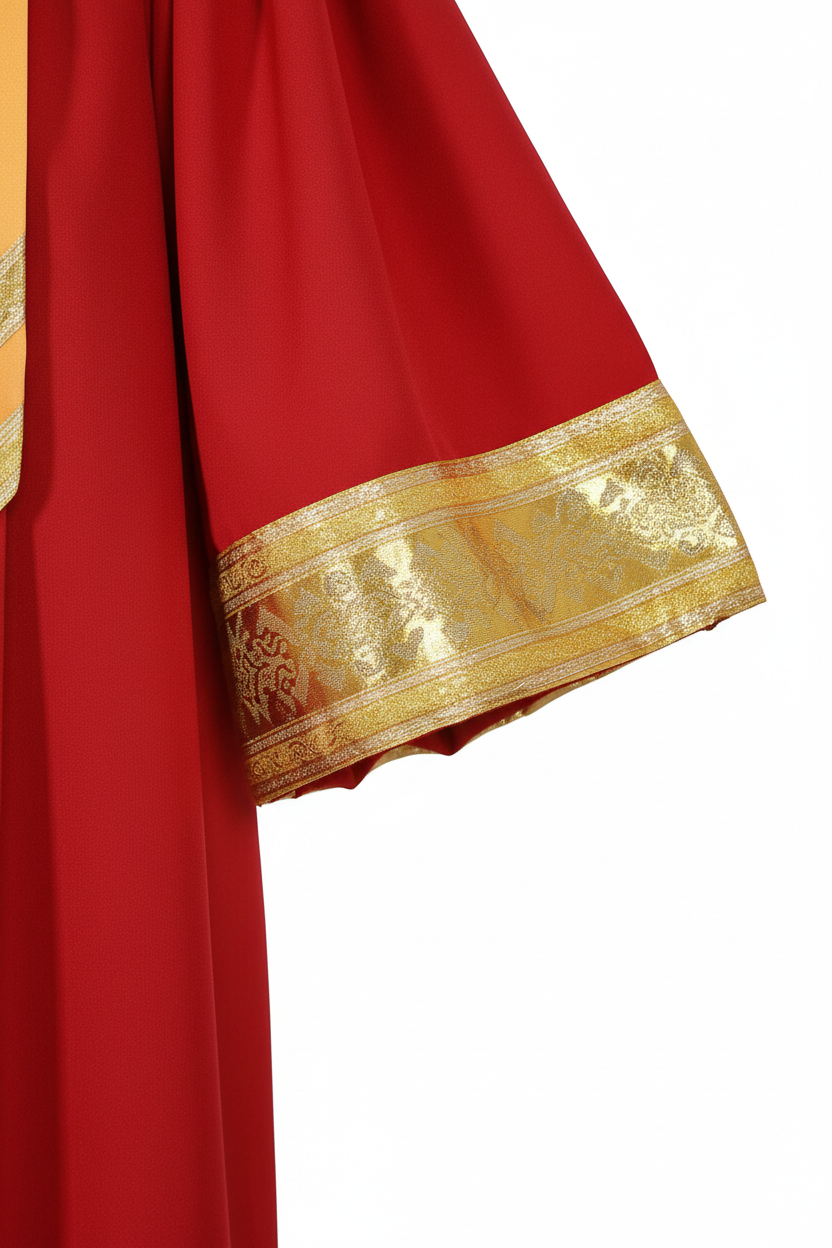 Premium Golden Yoke Lantern Sleeve Choir Robe - Graduation Seller