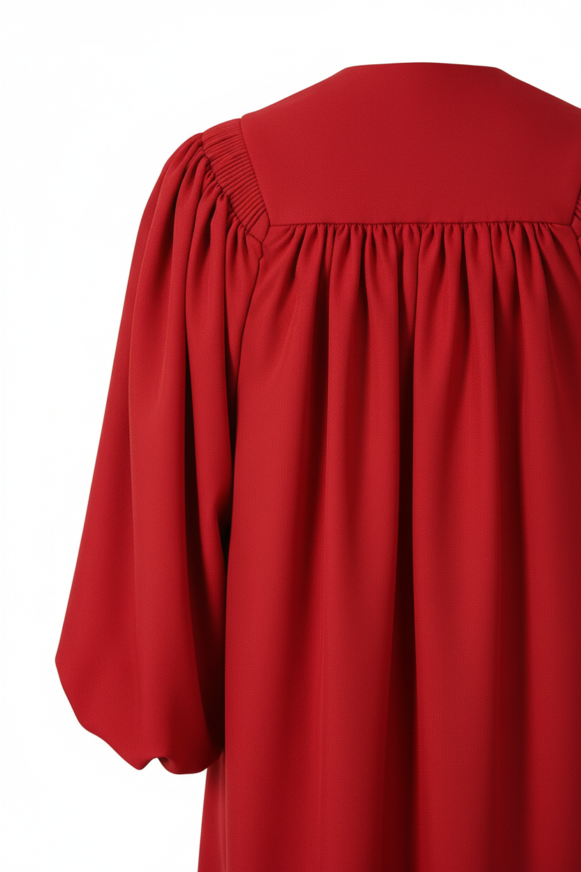 Premium Golden Yoke Lantern Sleeve Choir Robe - Graduation Seller
