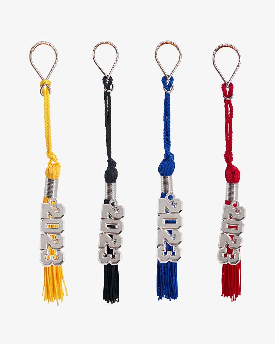 Tassel Keychain with Year Charm - Graduation Gown 