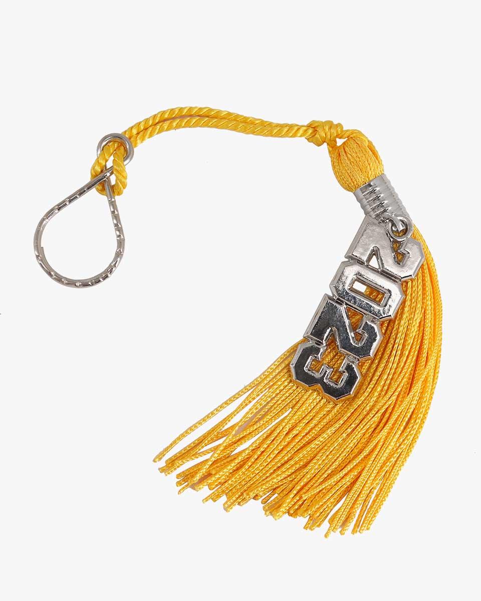 Tassel Keychain with Year Charm - Graduation Gown 