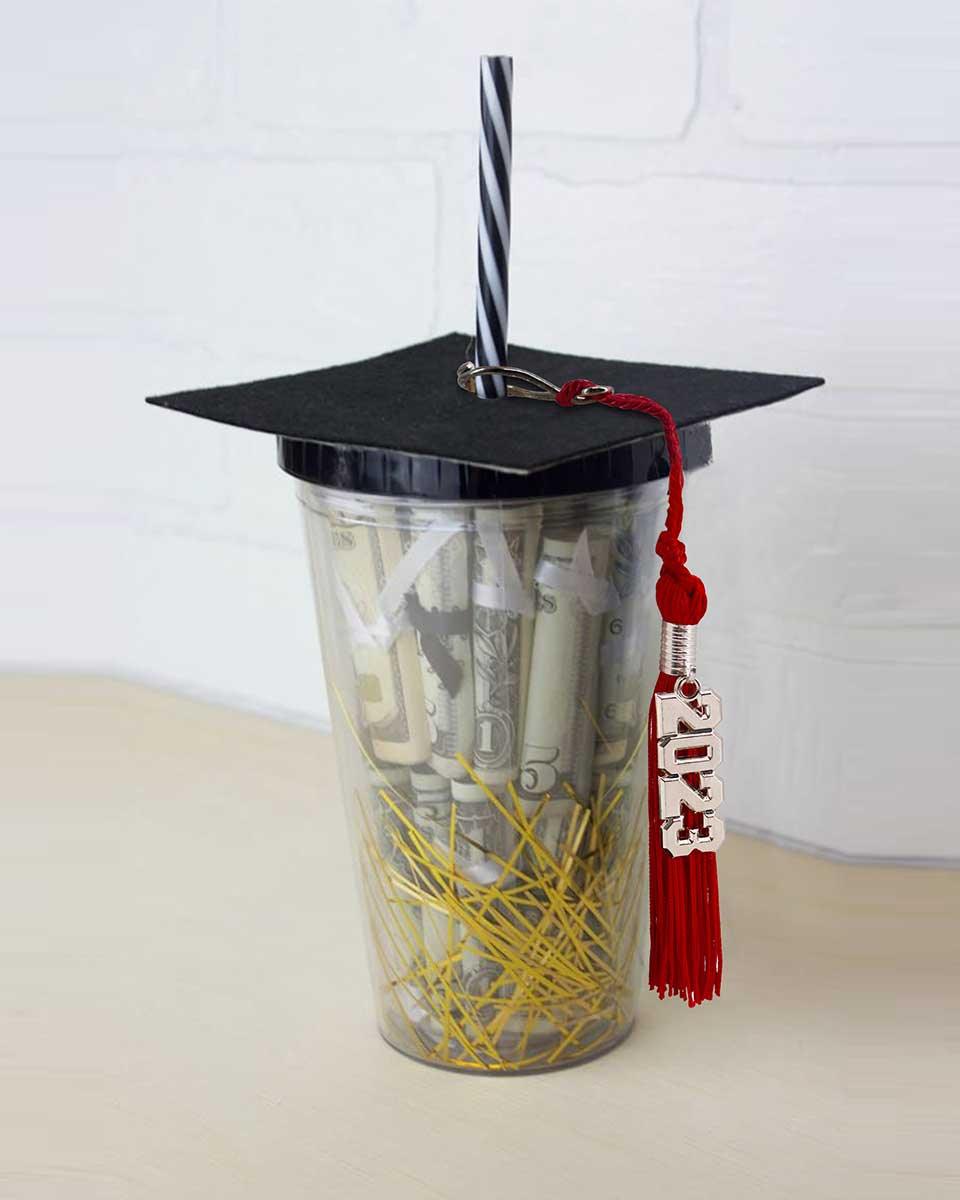 Tassel Keychain with Year Charm - Graduation Gown 