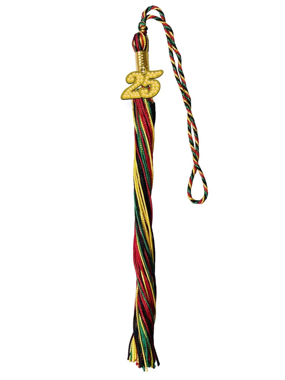Kente Graduation Tassel - Graduation Gown 