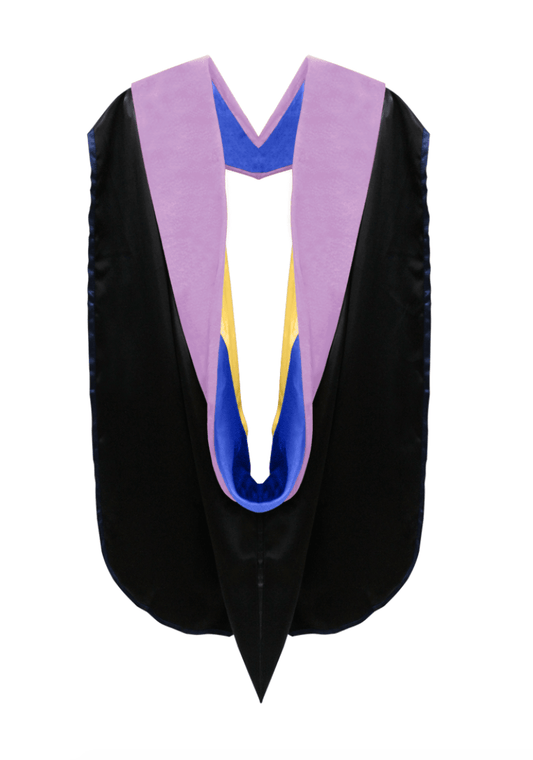 Doctor of Dentistry Hood - Royal Blue & Golden Yellow - Graduation Gown 