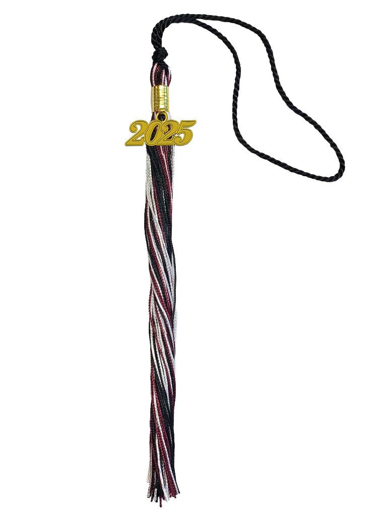 Triple Color Graduation Tassel - Graduation Gown 