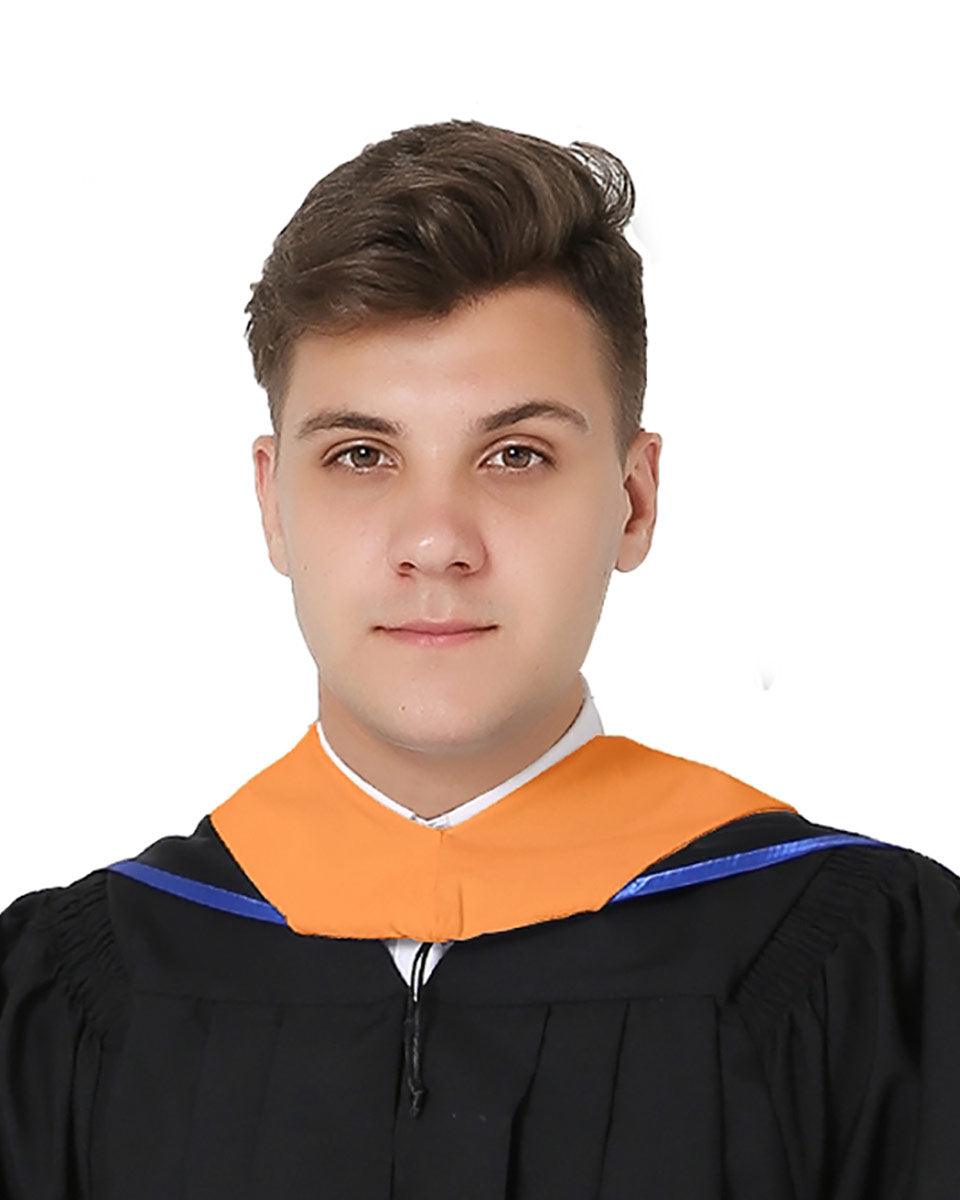 Deluxe Master Hood - 20 Color Combinations Available - Graduation Gown 