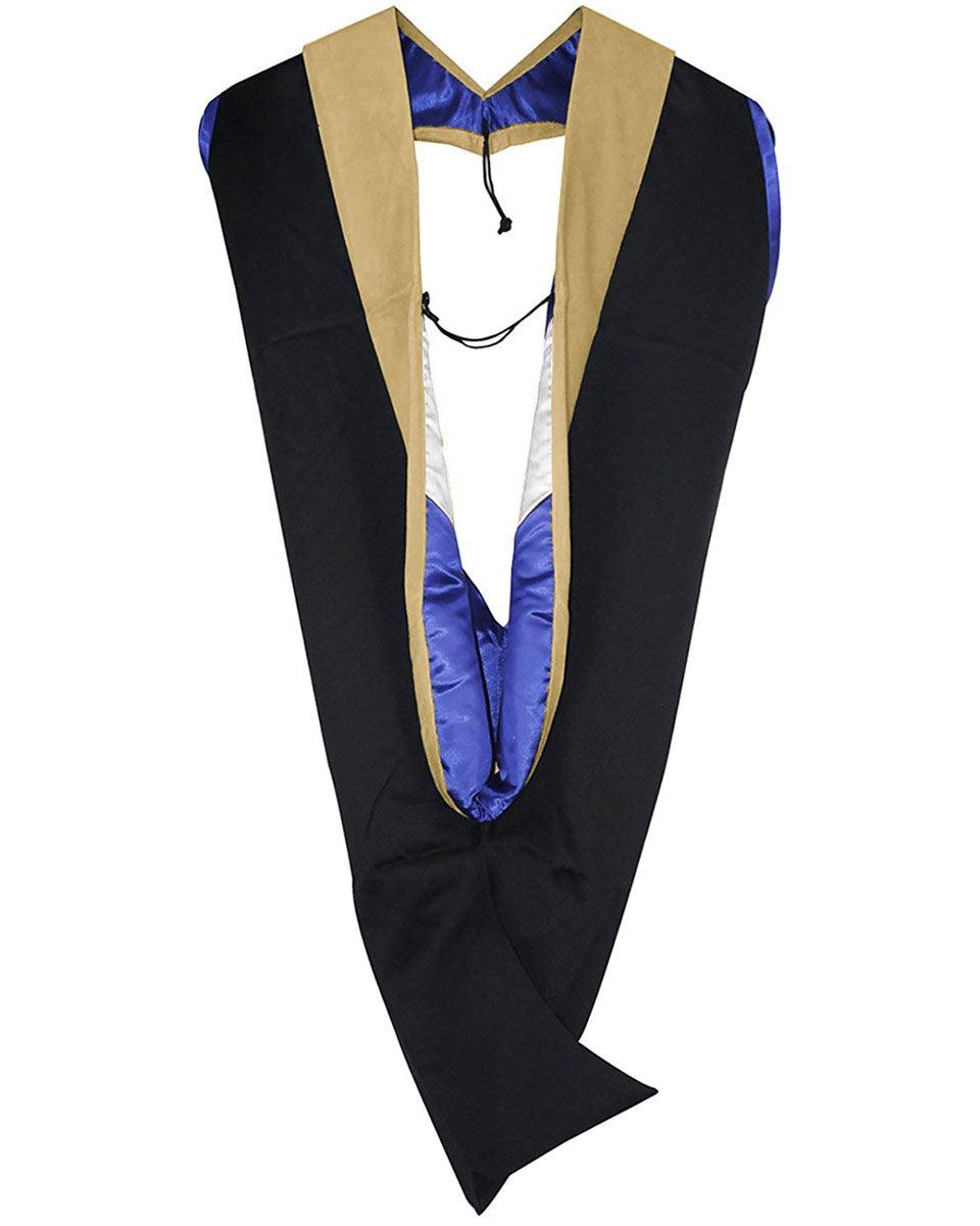 Deluxe Master Hood - 20 Color Combinations Available - Graduation Gown 