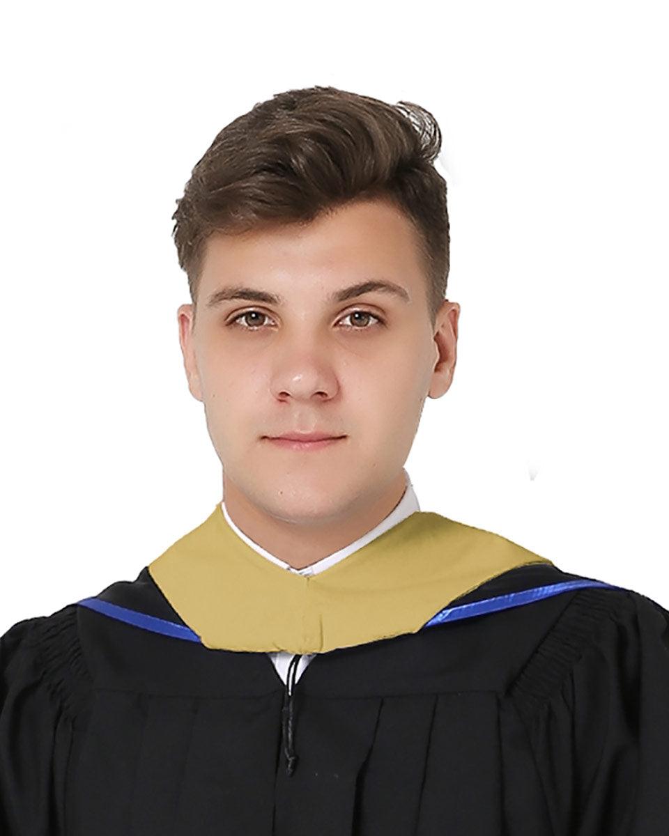 Deluxe Master Hood - 20 Color Combinations Available - Graduation Gown 