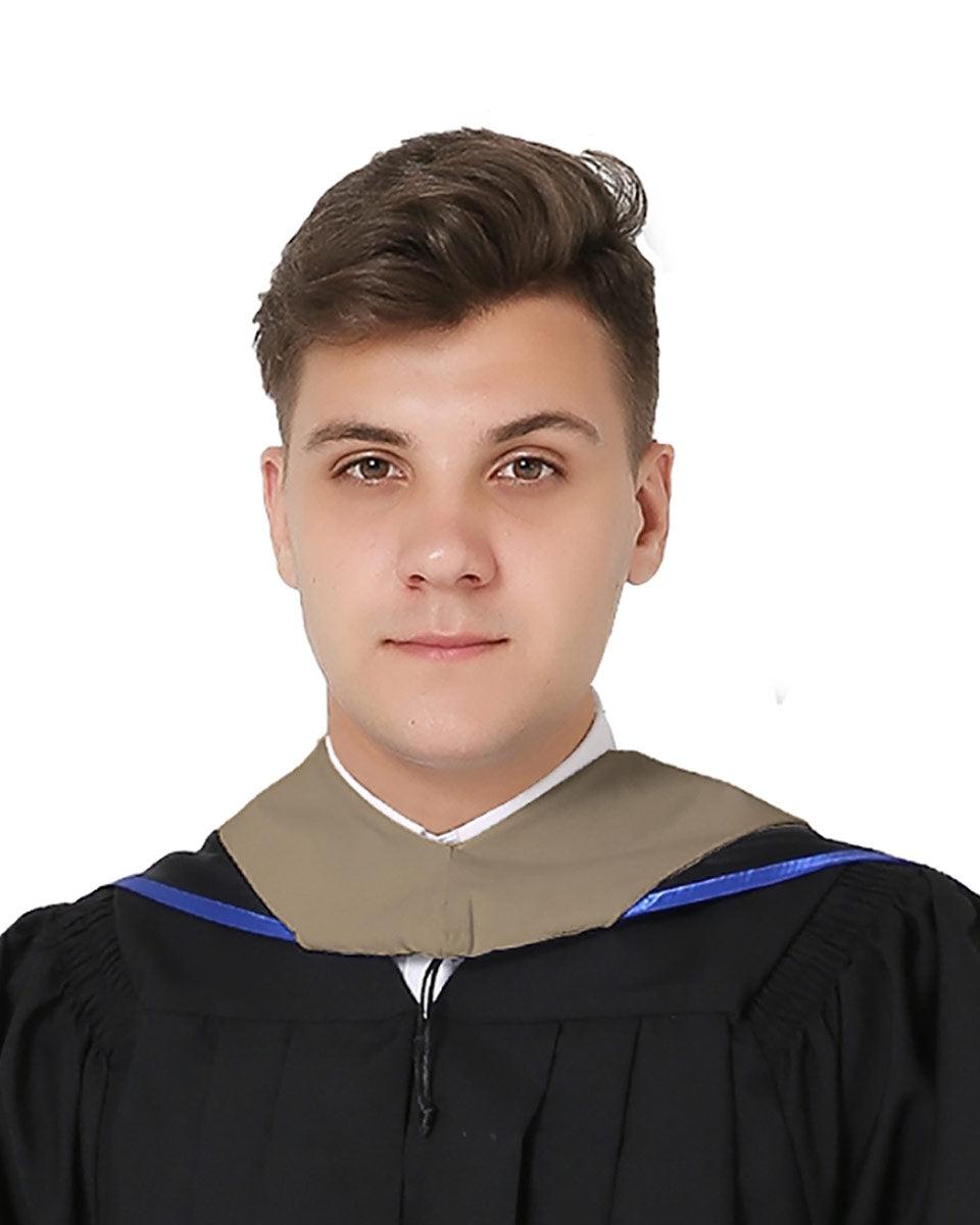 Deluxe Master Hood - 20 Color Combinations Available - Graduation Gown 