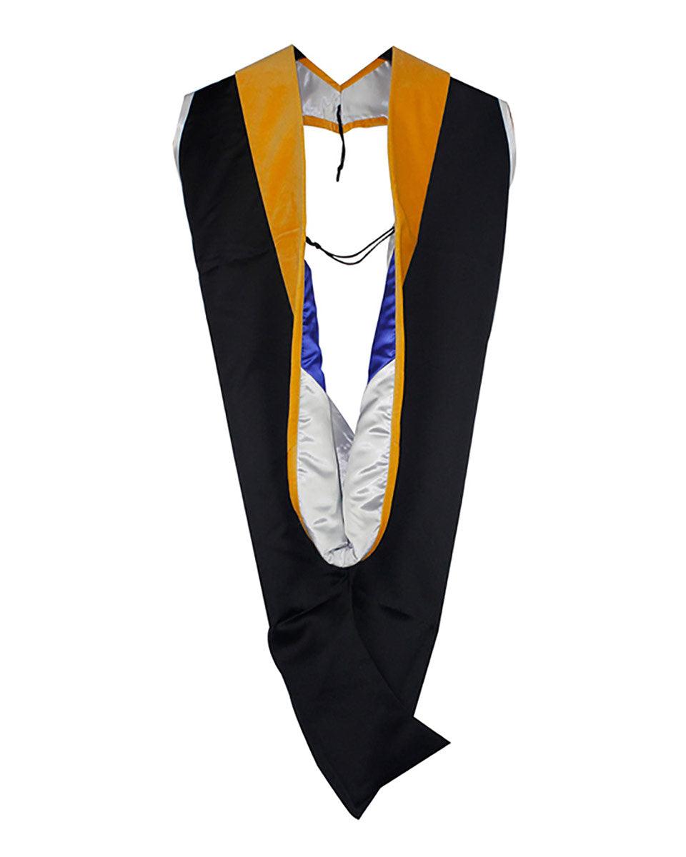 Deluxe Master Hood - 20 Color Combinations Available - Graduation Gown 