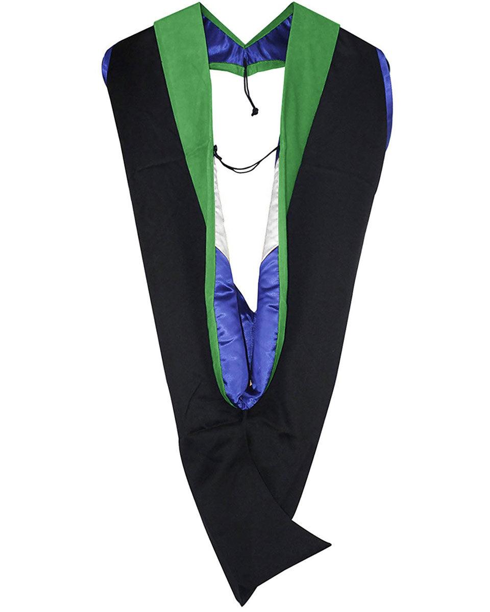 Deluxe Master Hood - 20 Color Combinations Available - Graduation Gown 