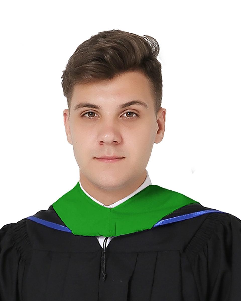 Deluxe Master Hood - 20 Color Combinations Available - Graduation Gown 