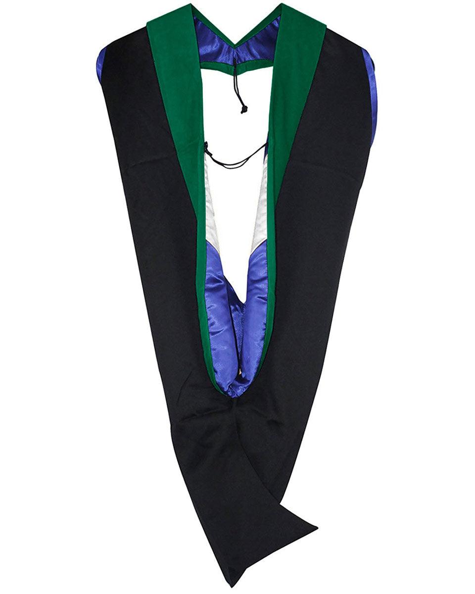 Deluxe Master Hood - 20 Color Combinations Available - Graduation Gown 
