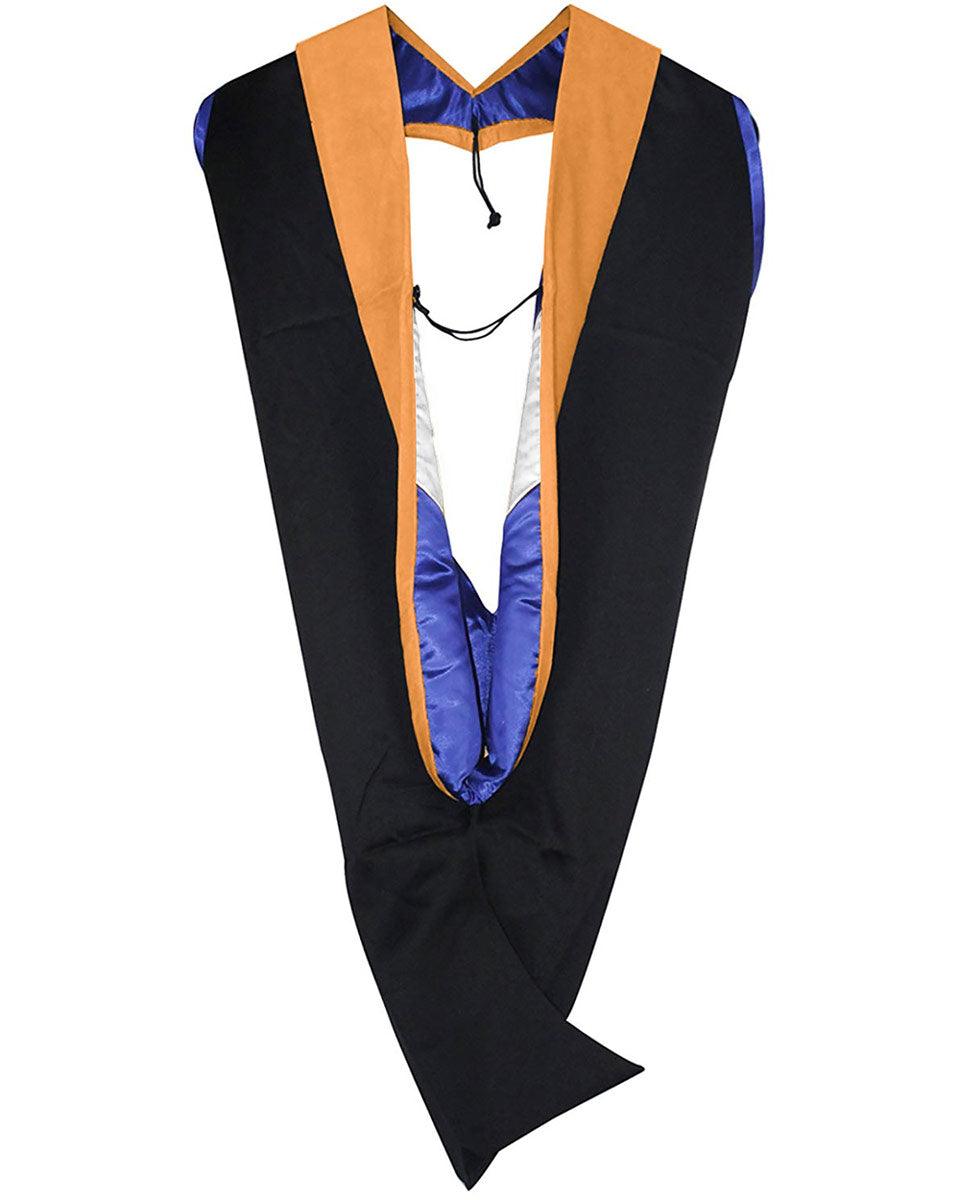 Deluxe Master Hood - 20 Color Combinations Available - Graduation Gown 