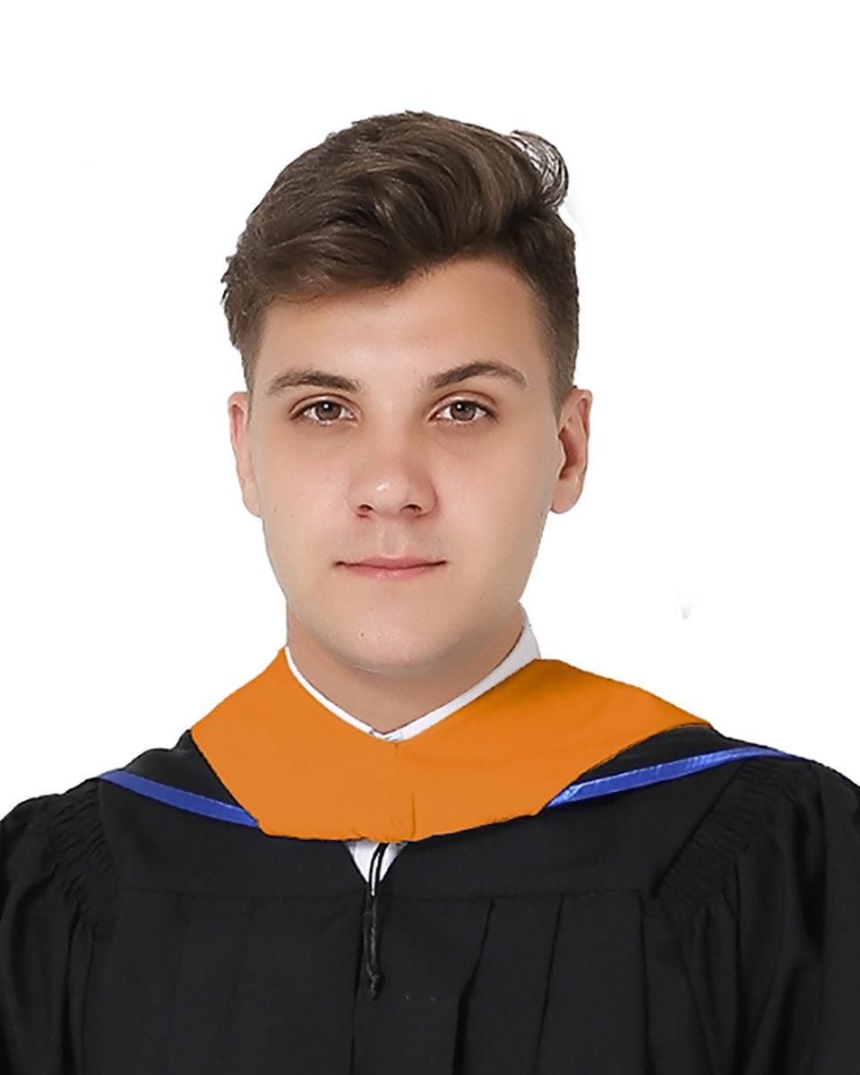 Deluxe Master Hood - 20 Color Combinations Available - Graduation Gown 