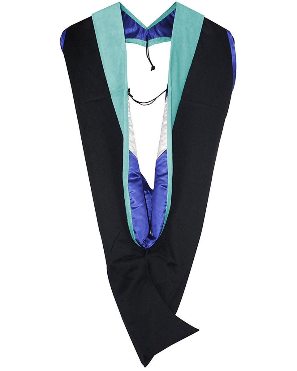 Deluxe Master Hood - 20 Color Combinations Available - Graduation Gown 