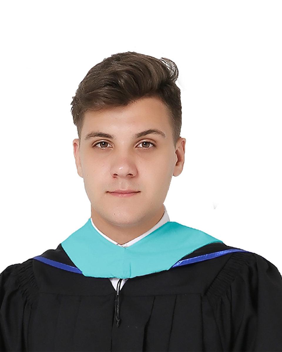 Deluxe Master Hood - 20 Color Combinations Available - Graduation Gown 