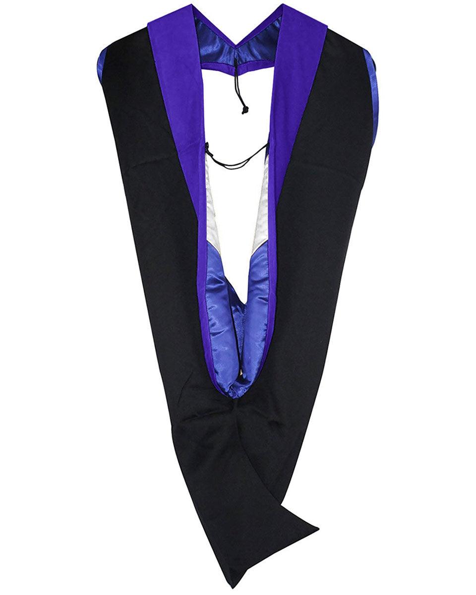 Deluxe Master Hood - 20 Color Combinations Available - Graduation Gown 