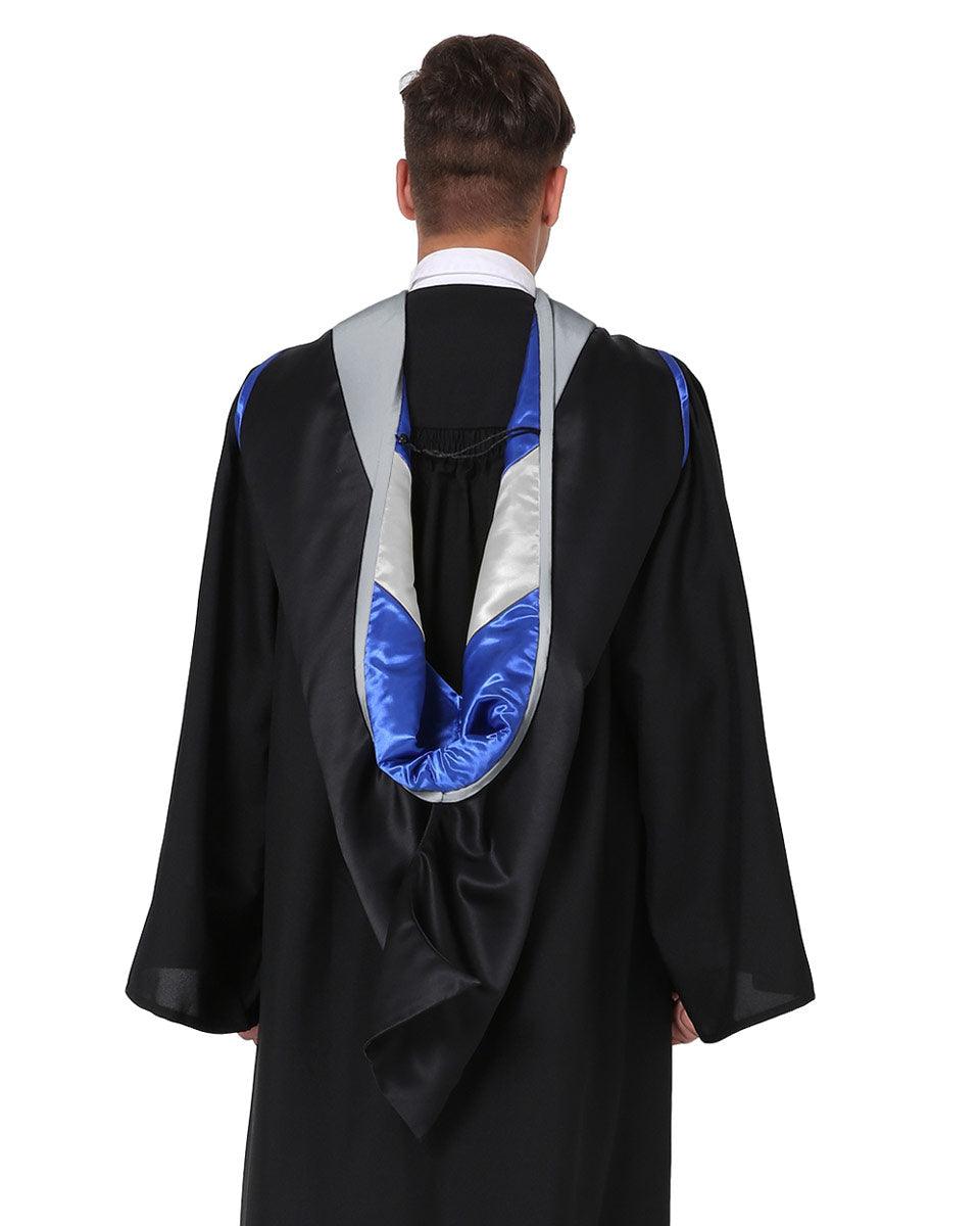 Deluxe Master Hood - 20 Color Combinations Available - Graduation Gown 