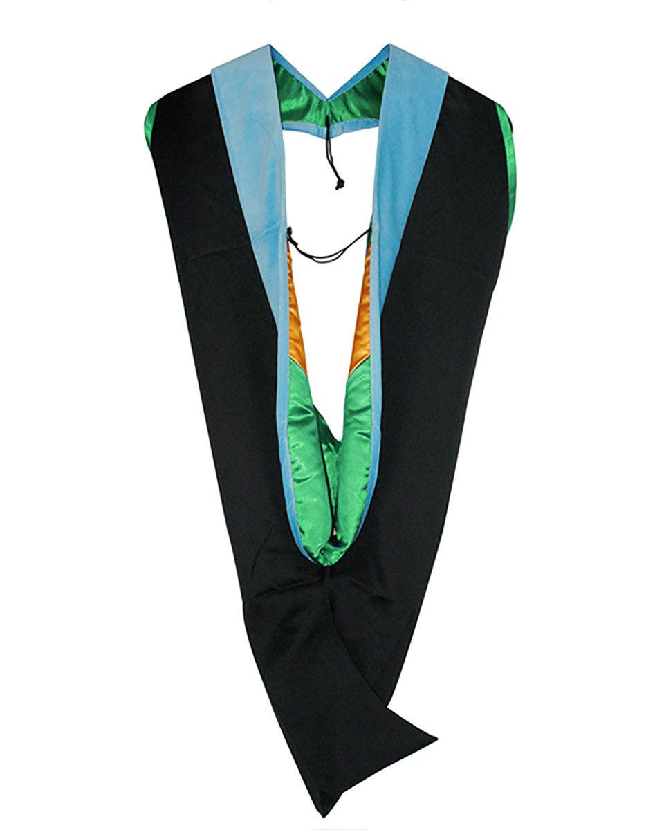 Deluxe Master Hood - 20 Color Combinations Available - Graduation Gown 