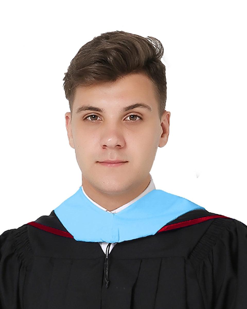 Deluxe Master Hood - 20 Color Combinations Available - Graduation Gown 