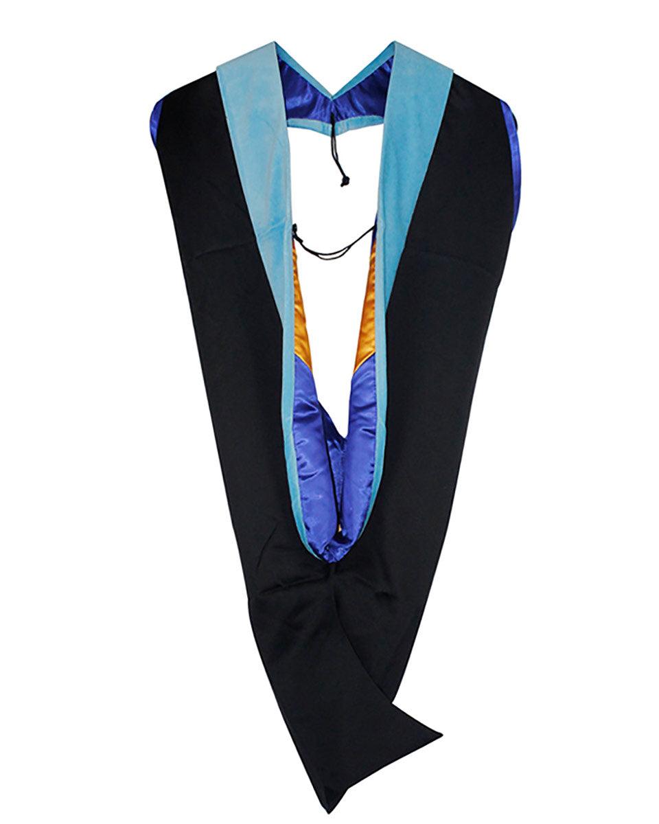 Deluxe Master Hood - 20 Color Combinations Available - Graduation Gown 