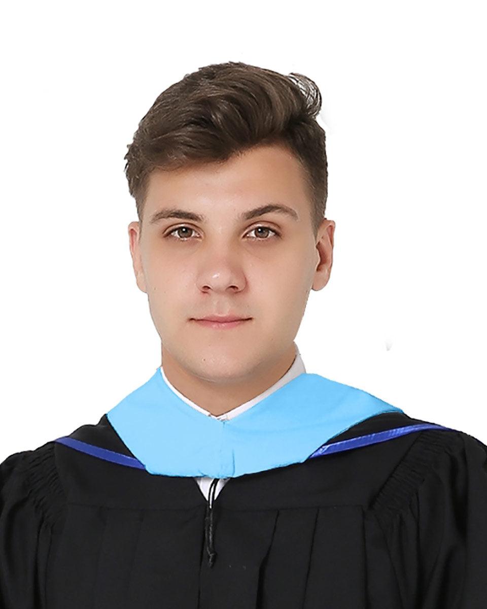 Deluxe Master Hood - 20 Color Combinations Available - Graduation Gown 