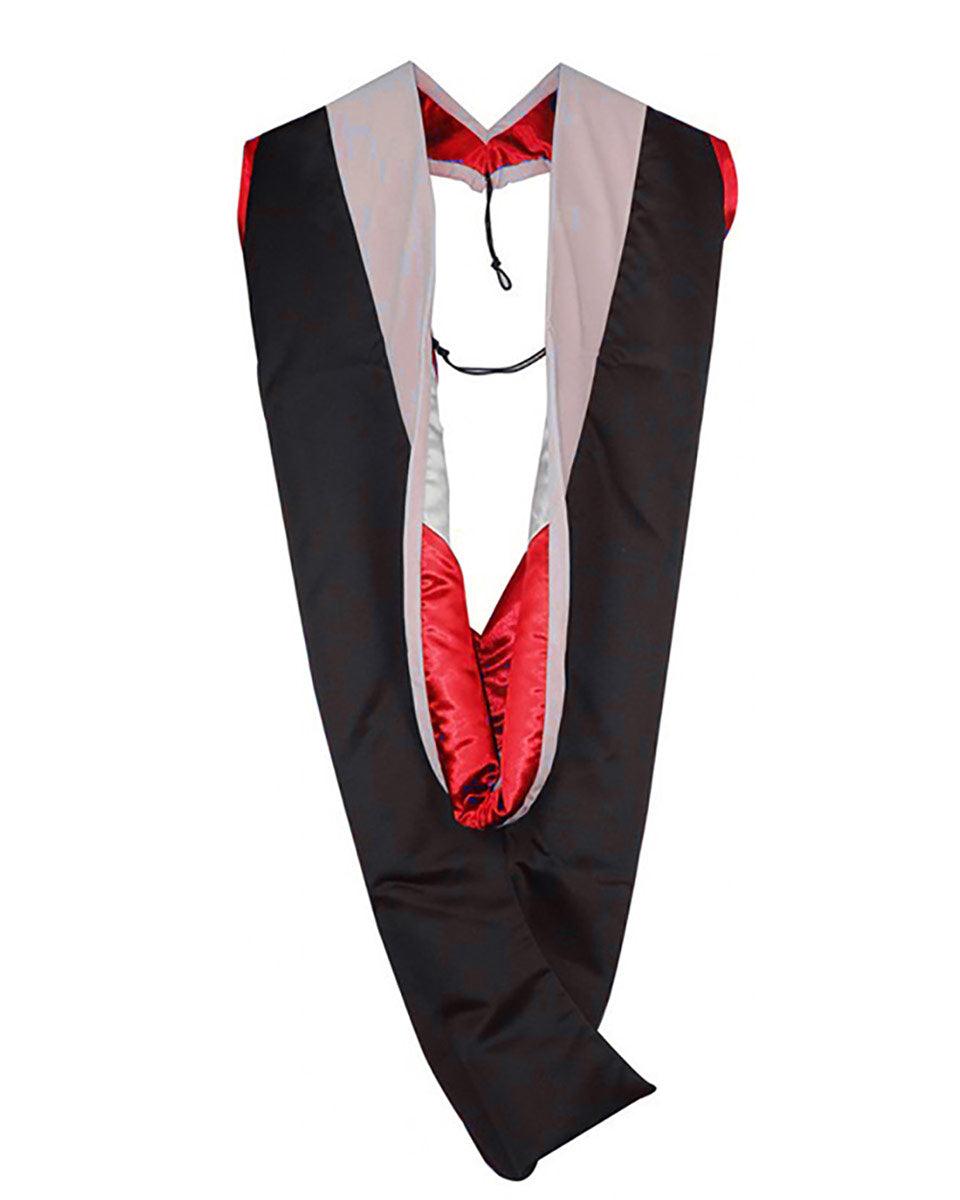 Deluxe Master Hood - 20 Color Combinations Available - Graduation Gown 