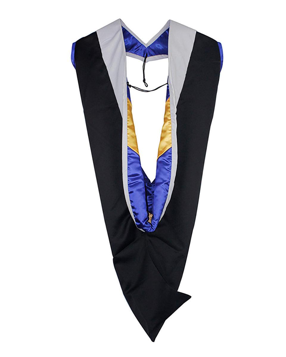 Deluxe Master Hood - 20 Color Combinations Available - Graduation Gown 