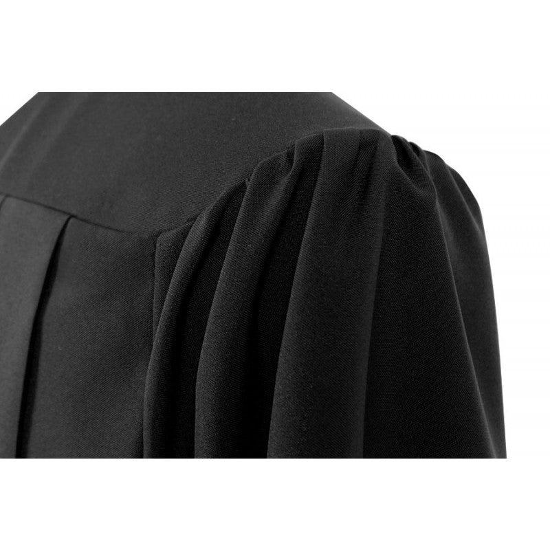 Matte Black Bachelors Academic Cap & Gown - Graduation Gown 