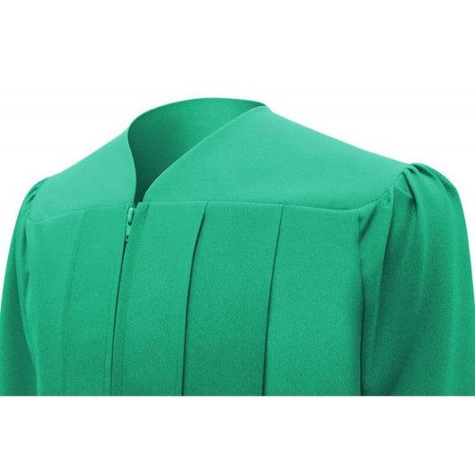 Matte Emerald Green High School Cap & Gown - Graduation Gown 