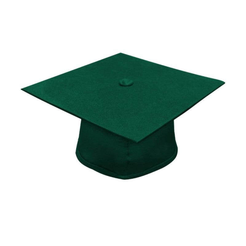 Matte Hunter Bachelors Cap & Gown - Graduation Gown 