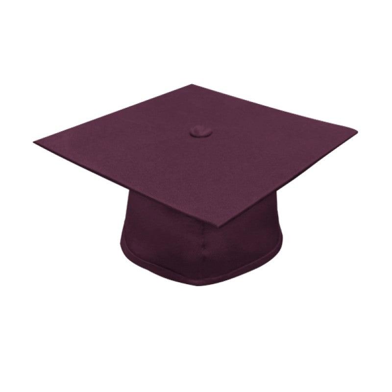 Matte Maroon Bachelors Academic Cap & Gown - Graduation Gown 